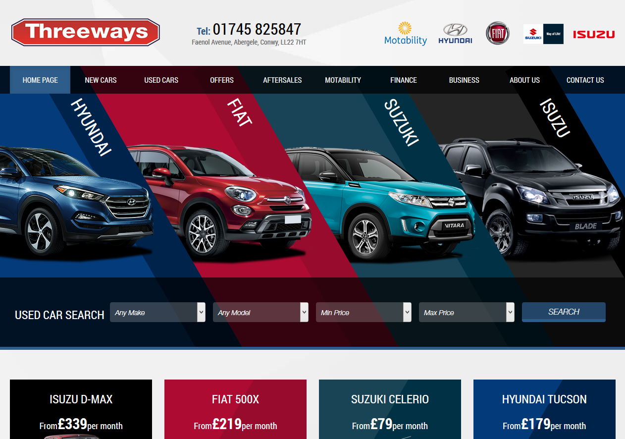 News Threeways Garage Limited, Abergele, Conwy