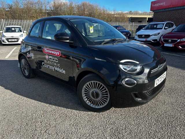 Fiat 500 3dr Hat 42kwh 118hp Icon Hatchback Electric Onyx Black