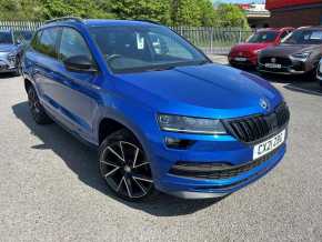 SKODA KAROQ 2021 (21) at Threeways  Abergele
