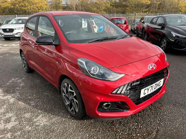 Hyundai i10 5dr Hat 1.0 T-gdi 100ps N Line Hatchback Petrol Dragon Red