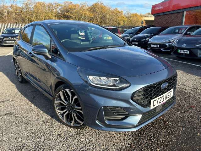 Ford Fiesta 1.0 St-Line X Turbo Mh Hybrid Blue