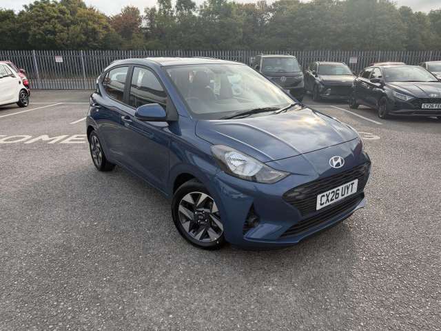 Hyundai i10 5dr Hat 1.0 Mpi 63ps Advance Nav Au Hatchback Petrol Vibrant Blue