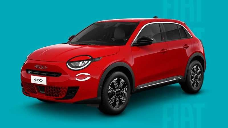 FIAT 600 115kW Red 54kWh 5dr Auto [17