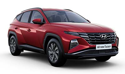 Hyundai Tucson - Available In Sunset Red